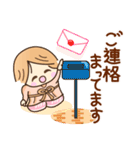 ☆元気で笑顔☆春の敬語スタンプ（個別スタンプ：40）