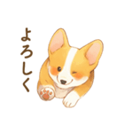 飼い主大好きコーギースタンプ（個別スタンプ：4）