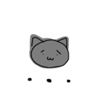 様子がおかしい猫のスタンプ（個別スタンプ：11）