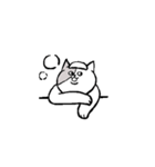 ねこぶち（個別スタンプ：7）