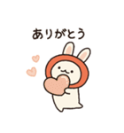 ほっかむりうさぎとひよこ（個別スタンプ：5）