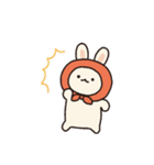 ほっかむりうさぎとひよこ（個別スタンプ：16）