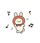ほっかむりうさぎとひよこ（個別スタンプ：17）