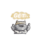 文字入り課金猫～GAME CATS～（個別スタンプ：25）
