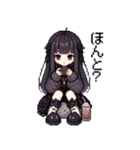 レトロなドット！地雷系女の子2（個別スタンプ：24）