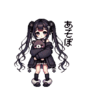 レトロなドット！地雷系女の子2（個別スタンプ：28）
