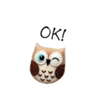 フェルトフクロウ日和（個別スタンプ：1）