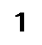 数字、時、分、OK、NG、確認中。どでか（個別スタンプ：1）