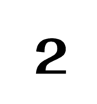 数字、時、分、OK、NG、確認中。どでか（個別スタンプ：2）