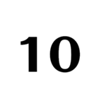 数字、時、分、OK、NG、確認中。どでか（個別スタンプ：11）