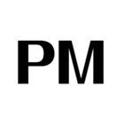 数字、時、分、OK、NG、確認中。どでか（個別スタンプ：25）