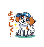 野球大好き犬！コーイケルホンディエ（個別スタンプ：5）