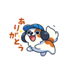 野球大好き犬！コーイケルホンディエ（個別スタンプ：7）