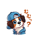 野球大好き犬！コーイケルホンディエ（個別スタンプ：17）