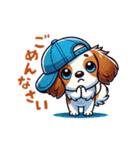 野球大好き犬！コーイケルホンディエ（個別スタンプ：20）