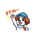 野球大好き犬！コーイケルホンディエ（個別スタンプ：32）