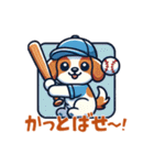 野球大好き犬！コーイケルホンディエ（個別スタンプ：39）