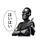 煽ってくる黒人（個別スタンプ：2）