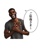 煽ってくる黒人（個別スタンプ：28）