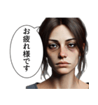 【社畜】レディ（個別スタンプ：18）