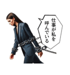 【社畜】レディ（個別スタンプ：28）