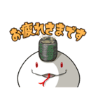 幸運の白蛇さま（個別スタンプ：6）