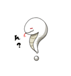 幸運の白蛇さま（個別スタンプ：10）