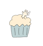 女の子と食べ物っ（個別スタンプ：8）