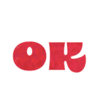 40種類の「OK」（個別スタンプ：1）