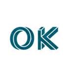 40種類の「OK」（個別スタンプ：3）