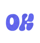 40種類の「OK」（個別スタンプ：5）