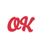 40種類の「OK」（個別スタンプ：11）