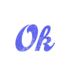 40種類の「OK」（個別スタンプ：15）