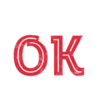 40種類の「OK」（個別スタンプ：16）