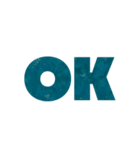 40種類の「OK」（個別スタンプ：18）