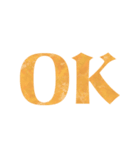 40種類の「OK」（個別スタンプ：22）
