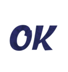 40種類の「OK」（個別スタンプ：24）