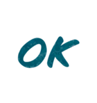 40種類の「OK」（個別スタンプ：28）