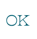 40種類の「OK」（個別スタンプ：33）