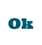 40種類の「OK」（個別スタンプ：38）