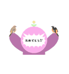 まるっとかわいい野鳥スタンプ（個別スタンプ：16）