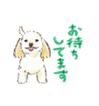 動く！ハーフ犬マルックス ラテちゃん 3（個別スタンプ：13）