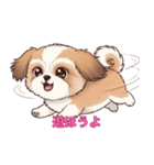 シーズーといっしょに（個別スタンプ：15）