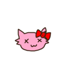 いちごねこのストちゃん（個別スタンプ：9）