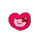 いちごねこのストちゃん（個別スタンプ：15）
