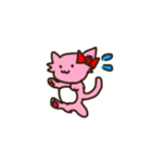いちごねこのストちゃん（個別スタンプ：16）