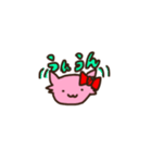 いちごねこのストちゃん（個別スタンプ：24）