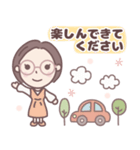 ★春の気づかい★大人メガネのボブ子ちゃん（個別スタンプ：15）