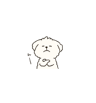 省スペース＊犬のもこまるのいろんな挨拶（個別スタンプ：23）