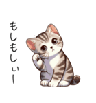 アメショのイラスト風（個別スタンプ：11）